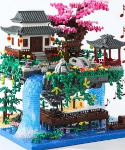 Set de construcción de árbol de cerezo con caja de regalo,