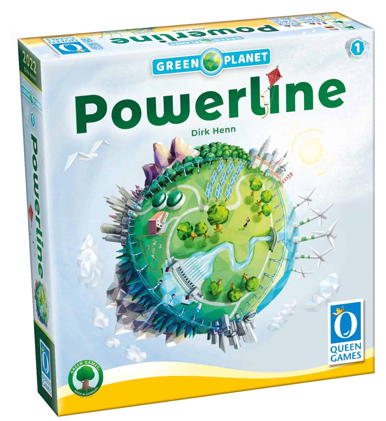 Juego de Estrategia de Dados Powerline de Queen Games, 1-6