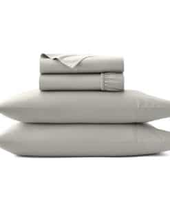 Juego de sábanas con dobladillo Signature -Gris oscuro