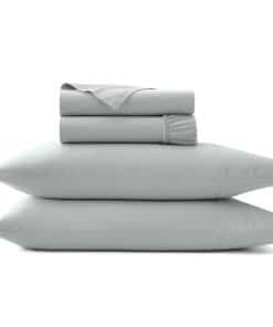 Juego de sábanas de percal con borde de BOLL & BRANCH -