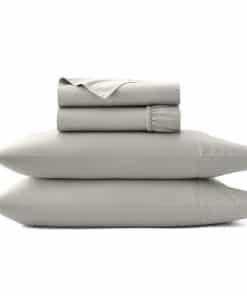 Juego de sábanas de percal BOLL & BRANCH - Queen, Pewter -