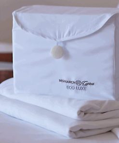 Juego de sábanas MONARCH ECO Luxe Plus de 310 -Blanco