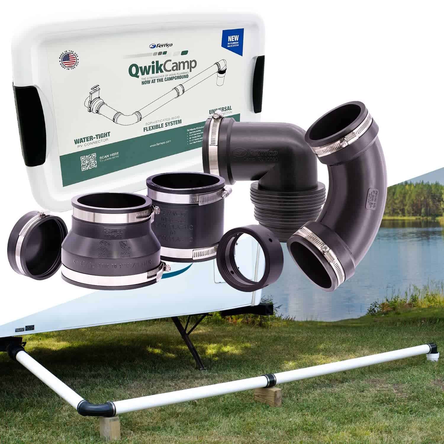 Kit de Conexión de Sistema de Plomería de Desechos de