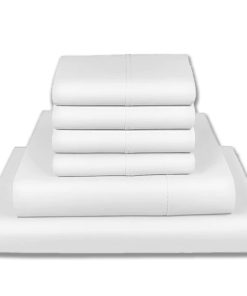 Juego de sábanas MONARCH ECO Luxe Plus de 310 -Blanco