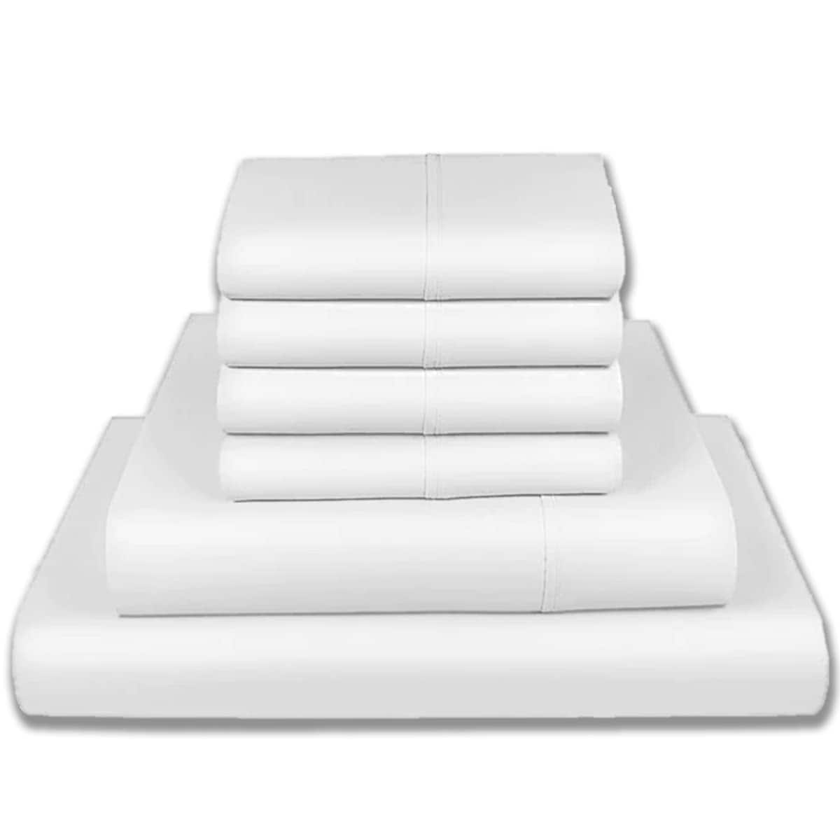 Juego de sábanas MONARCH ECO Luxe Plus de 310 -Blanco