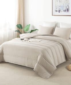 Juego de Edredón Anna.Z de 3 Piezas, Relleno Alternativo de