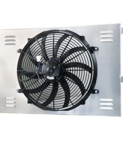 Enignelooc Radiador de aluminio con ventilador para Dodge