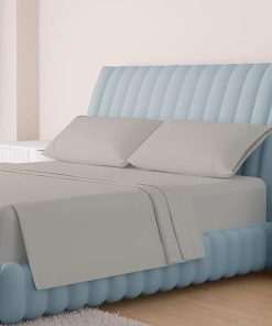 Juego de sábanas de lino 100% algodón egipcio Carressa