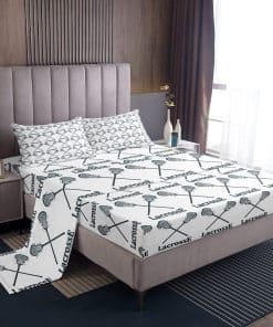 Juego de Sábanas de Lacrosse Erosebridal para Adolescentes