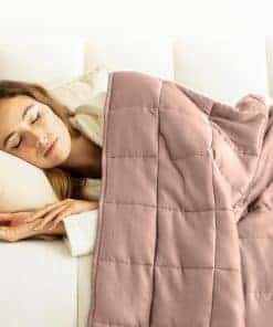 Mantas Ponderadas de Algodón Luna Luxe para -Rosa