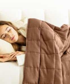 Mantas Ponderadas de Algodón Luna Luxe para -Terracota