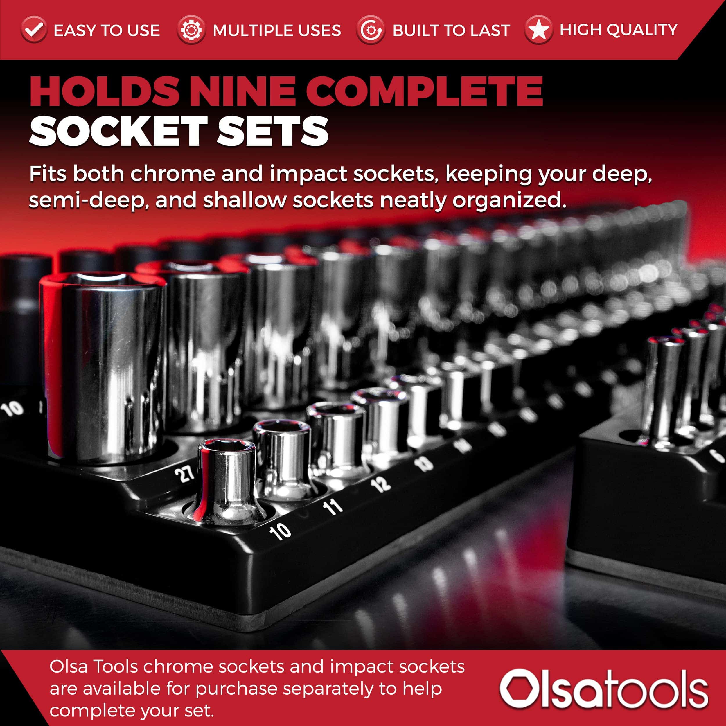 Organizador de enchufes magnéticos Olsa Tools | Juego de 3 - Imagen 4