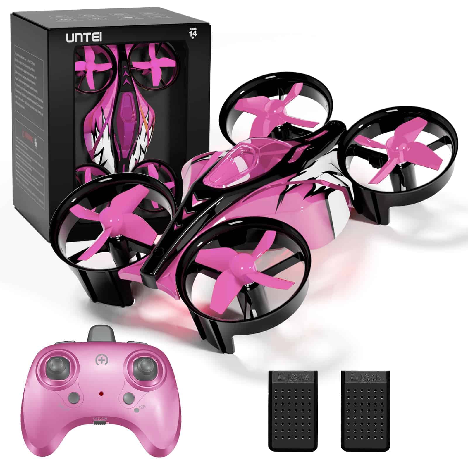 UNTEI 2 En 1 Mini Drones para Niños Drone Control Remoto