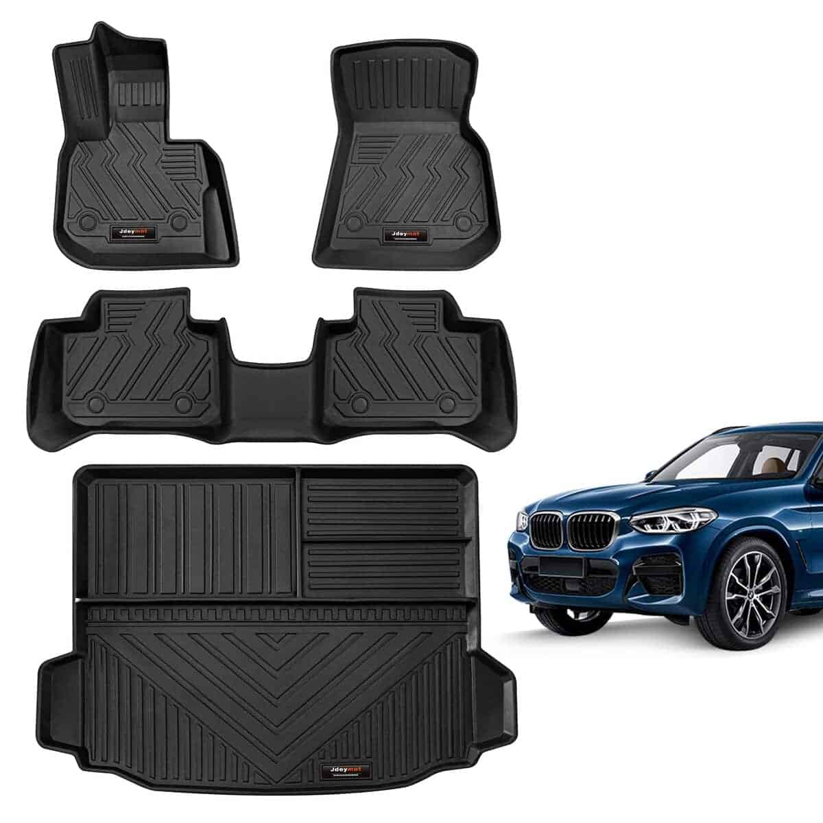 Jdeymat Compatible para Tapetes de Piso y Forro de Cajuela