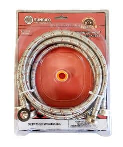 2Pack Premium Mangueras de Lavadora de Acero Inoxidable a