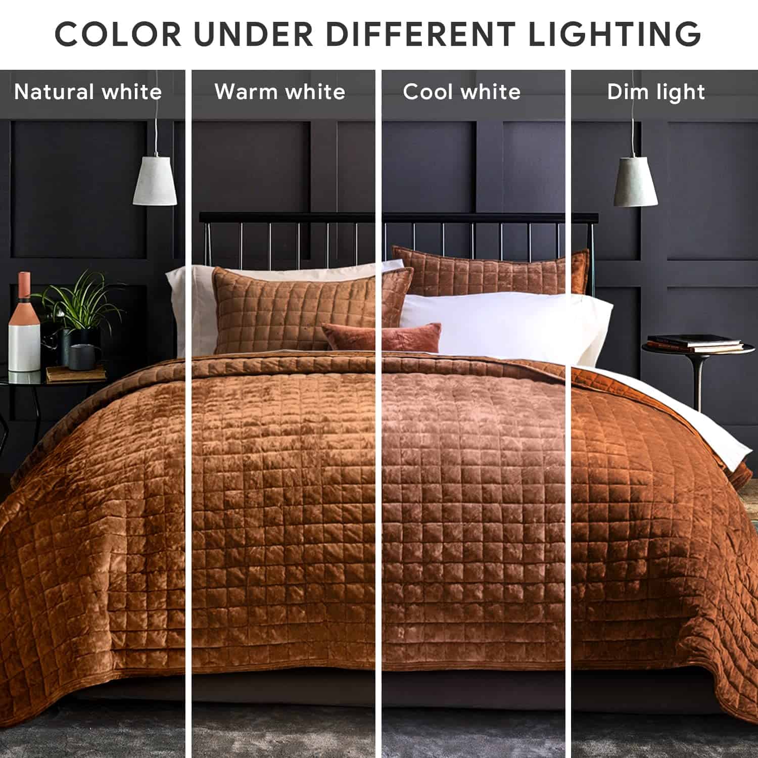 Juego de Edredón de Terciopelo de Lujo RECYCO Tamaño King, - Imagen 8