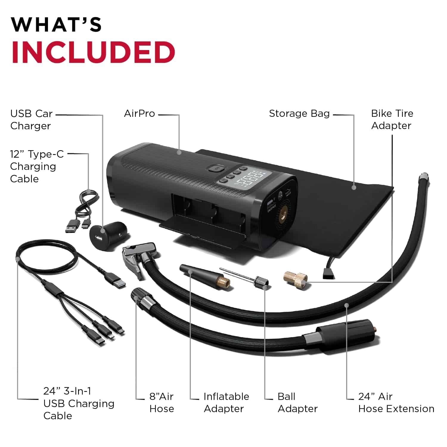 Compresor de Aire Portátil Limitless AirPro 150 PSI con - Imagen 4