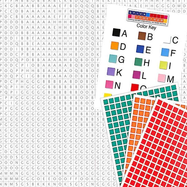 Kit de arte de mosaico de pegatinas de llama para niños y - Imagen 5