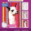 Kit de arte de mosaico de pegatinas de llama para niños y