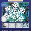 Kit de arte de mosaico de copo de nieve para niños y