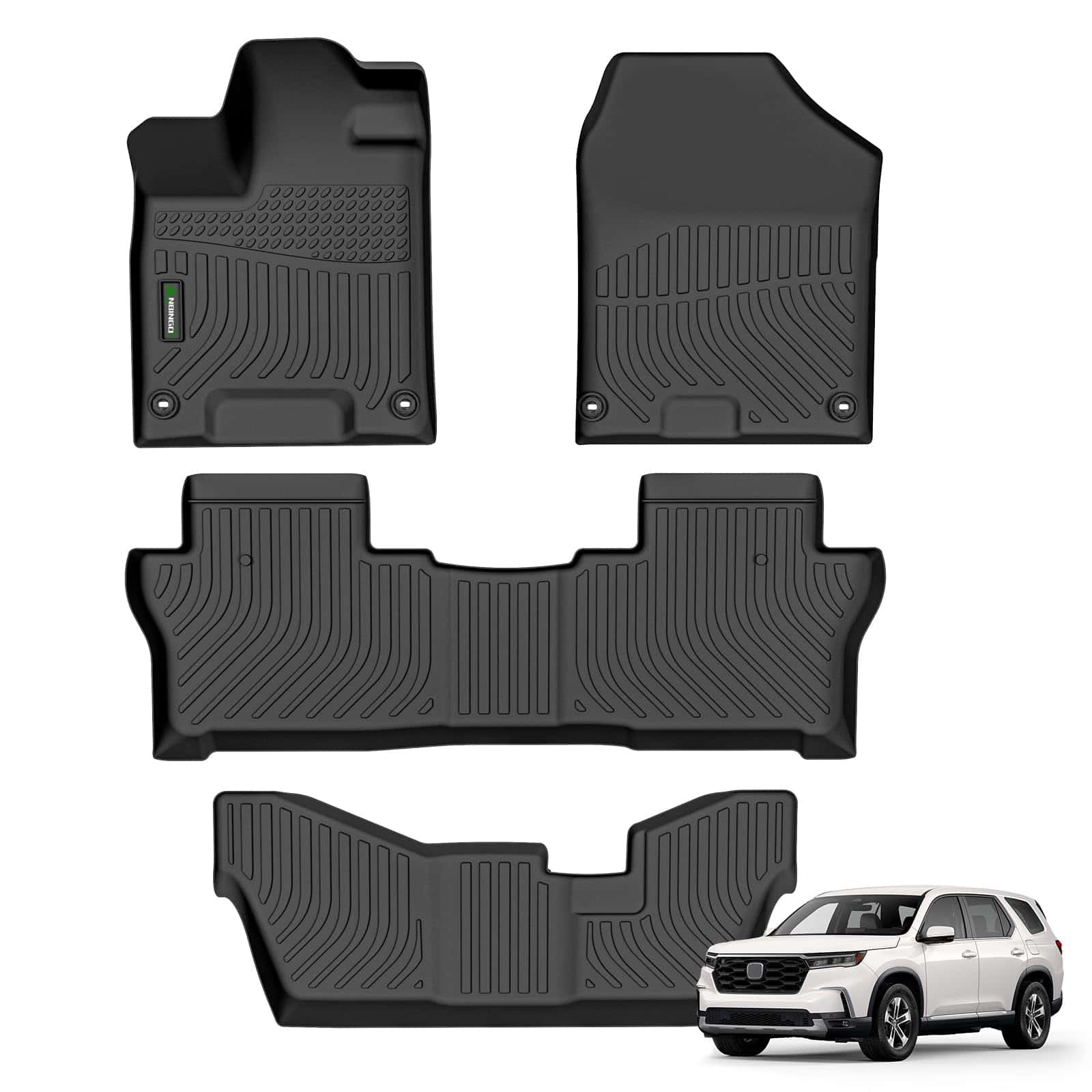 Tapetes para piso personalizados para Honda Pilot 8