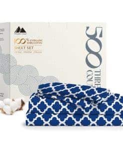 Juego de sábanas 100% algodón estampadas tamaño Twin XL -