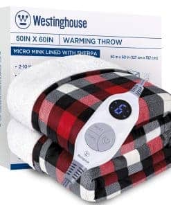 Manta Eléctrica Westinghouse Electric Throw Heated Soft
