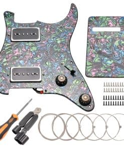 Unxuey 11 Hole HH Pickguard Scratch Plate Back Plate con