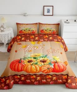 Juego de Funda nórdica para otoño Erosebridal Queen Vintage