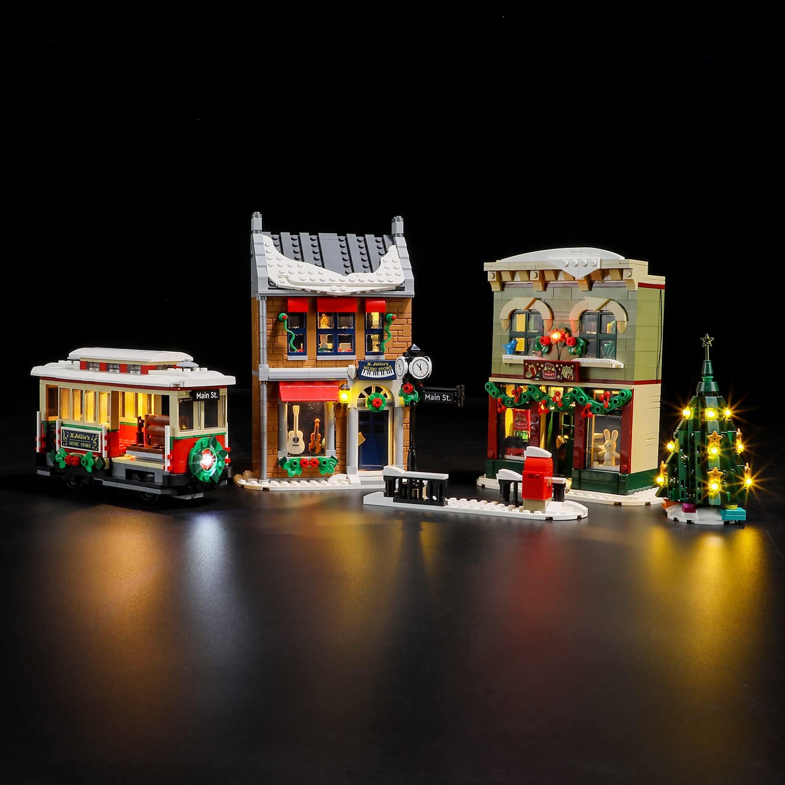 LIGHTAILING Luz para Lego-10308 Christmas-High-Street - Kit