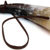 Viking Blowing Ox-Horn Battle Trumpet Whistle Medieval Bull