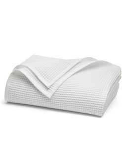 Manta de Cama BOLL & BRANCH - Full/Queen, Blanco - Lujo