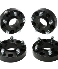 Set de 4 Separadores de Rueda de Centrado Para el Eje Negro