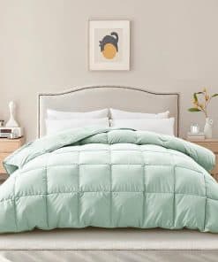 Edredón King Size de plumas de kapok, relleno de plumas