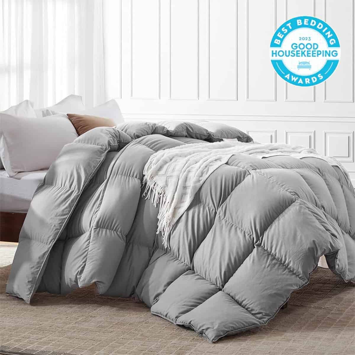 Edredón Queen Size de Fibra Kapok REWARDOWN, Mezcla de - Imagen 3