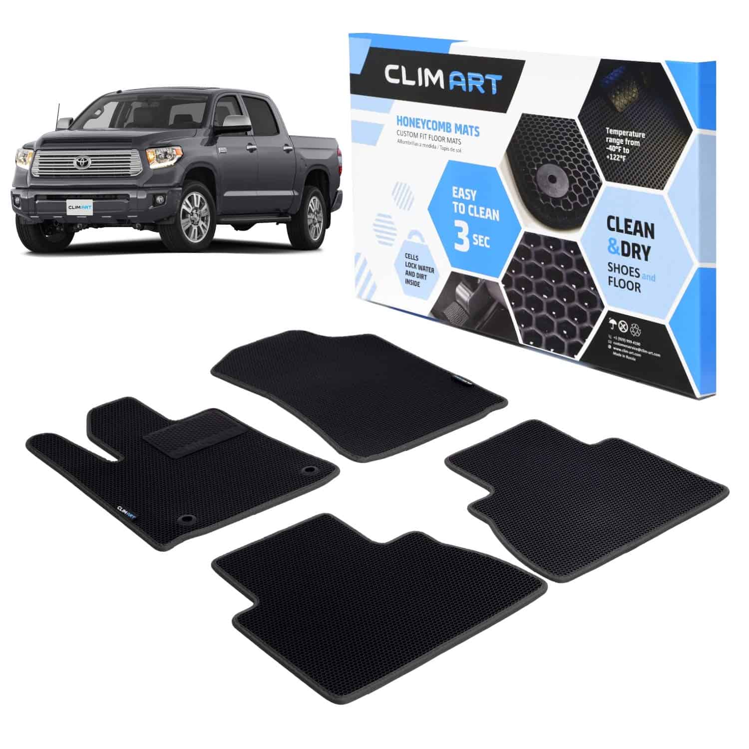 CLIM ART Tapetes a Medida WaterTrap para Toyota Tundra