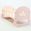 Cuna Leonora Rosa Escandinava para Muñecas - Cama para