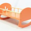 Cuna Leonora - Naranja - Cuna Escandinava de Madera para