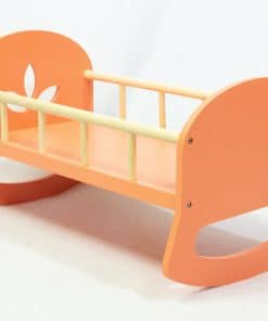 Cuna Leonora - Naranja - Cuna Escandinava de Madera para
