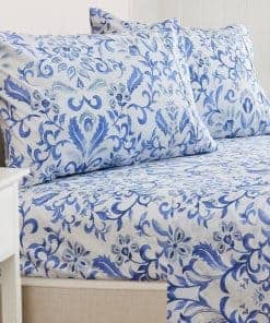 Juego de Sábanas de Microfibra Ultra Suave con Estampado