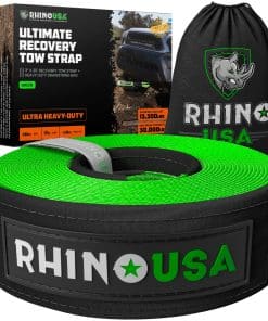 Correa de remolque Rhino USA (3" x 30') Resistencia a la