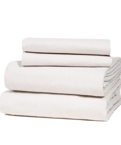 Juego de sábanas de franela Five Looms acogedoras, 100%