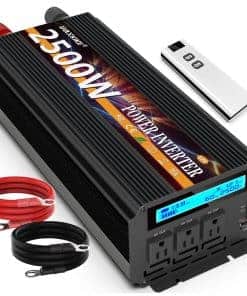 Inversor de corriente JARXIOKE 2500W 12V CC a AC 110V/120V