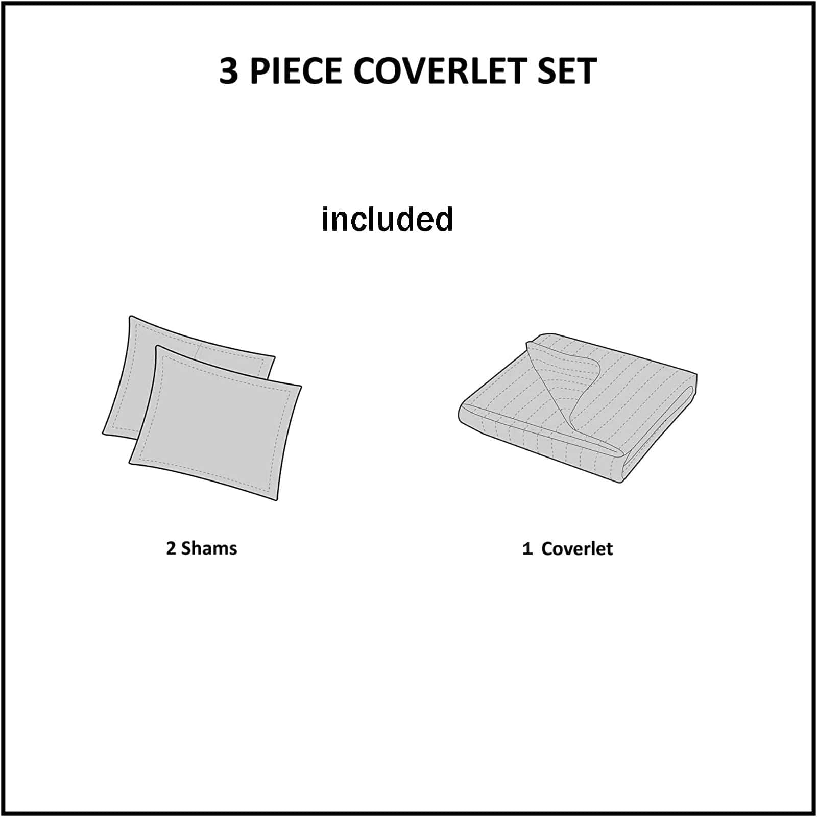 Colcha acolchada de terciopelo falso KISKIS, juego de - Imagen 7