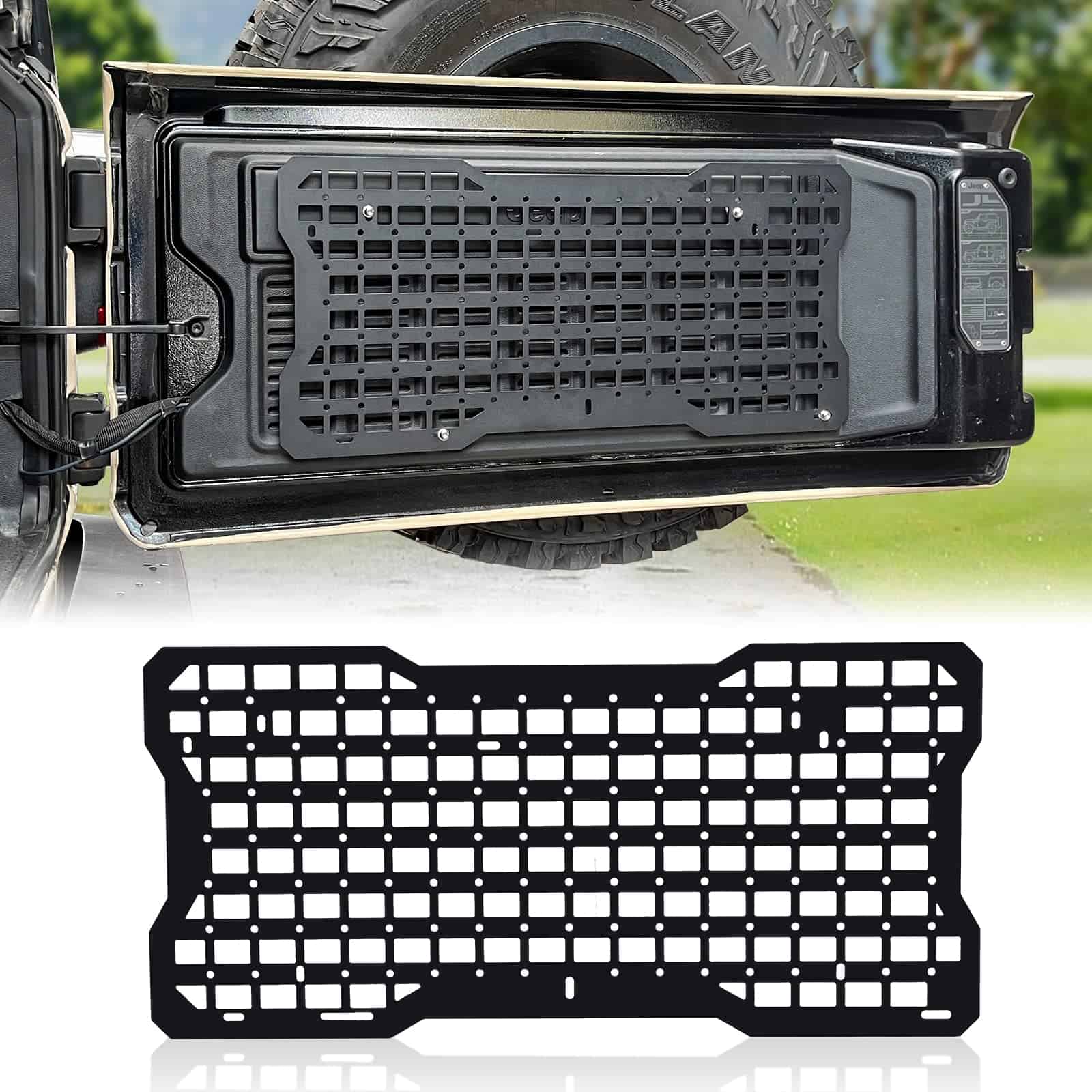 Panel táctico Z8LED JK&JL para Portón Trasero de Jeep Kit