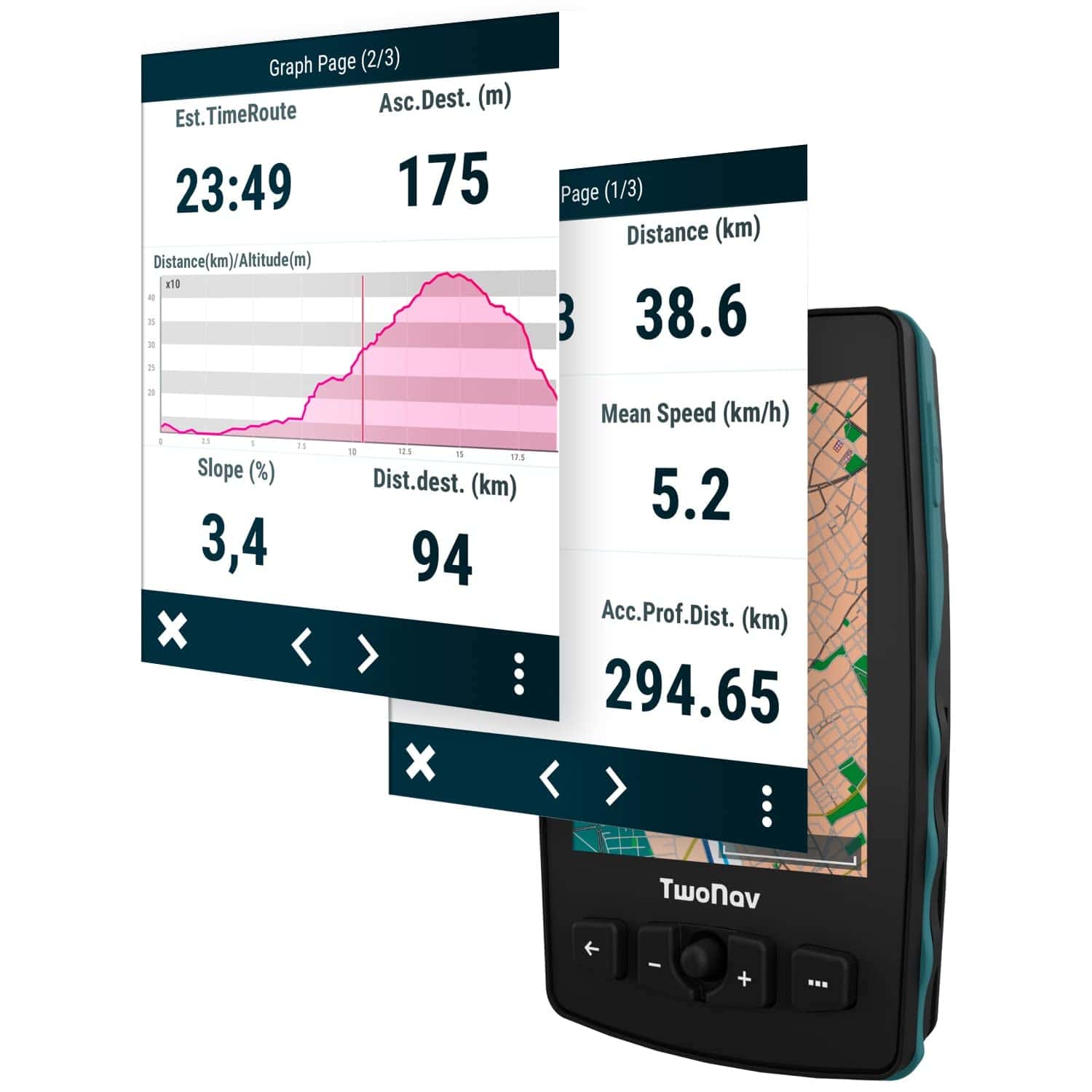 TwoNav Aventura 2 Plus, GPS de mano con pantalla de 3.7 - Imagen 4