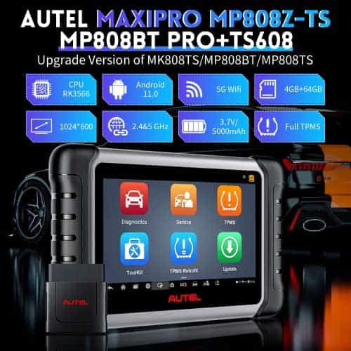 Autel MaxiPRO MP808Z-TS Scan Tool (Actualización de 2 Años - Imagen 4