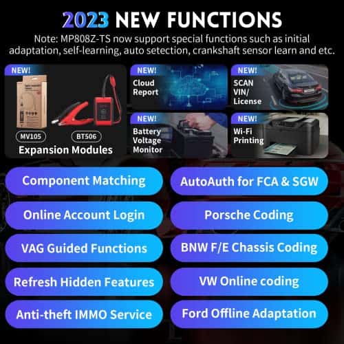 Autel MaxiPRO MP808Z-TS Scan Tool (Actualización de 2 Años - Imagen 9