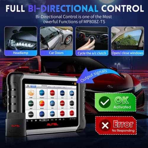 Autel MaxiPRO MP808Z-TS Scan Tool (Actualización de 2 Años - Imagen 7