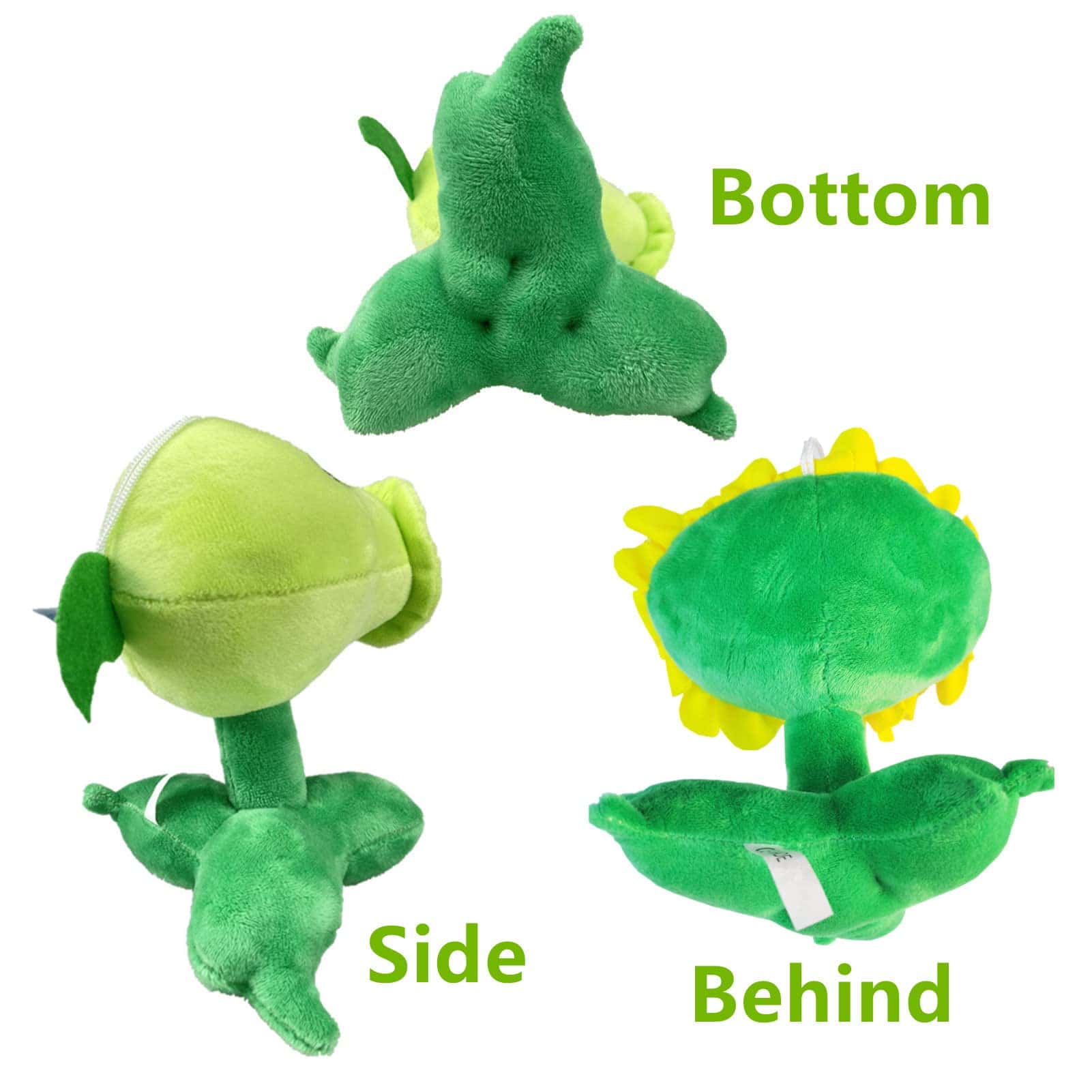 Juego de 15 Peluches de Plantas y Zombis PVZ PVZ 1 2 - Imagen 5